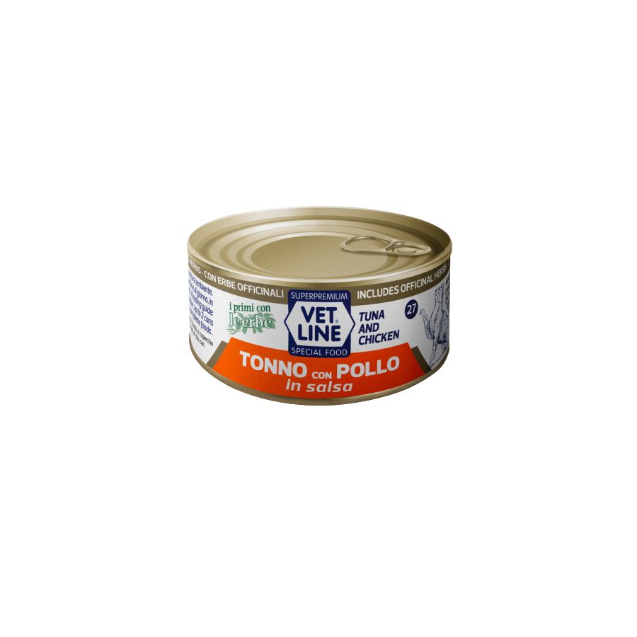 Vetline Umido Gatto Tonno con Pollo in Salsa 70 Gr Vetline Umido Gatto Tonno con Pollo in Salsa 70 Gr